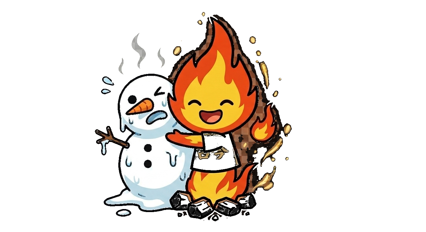 雪だるまハグ